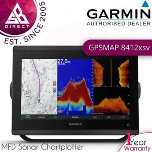 Garmin GPSMAP 8412xsv 12'' IPS MFD Kartenplotter│Weltweite Basiskarte & Sonar│IPX7 - Bild 1 von 10