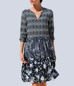 Designer Kleid Alba Moda Größe 46 NEU - Bild 1 von 5