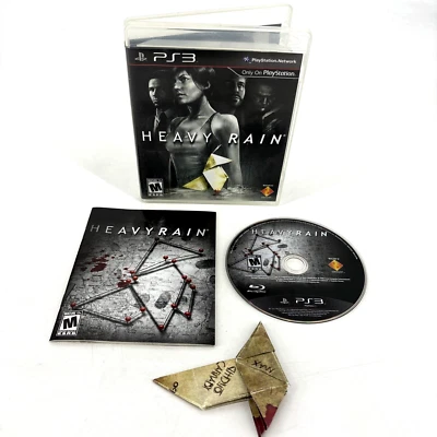 Sony Playstation 3 PS3 Heavy Rain Complete Action Detective Game CIB + Manual - Image 1 of 4