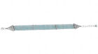 4 Rows Bracelet Of Aquamarine Gemstone Faceted Bead Bracelet Bs1106