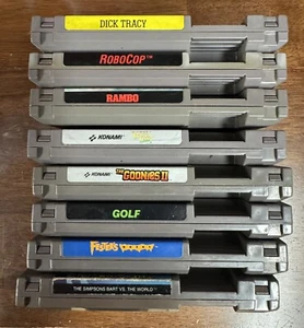 nes games Lot Goonies Rambo And Others - Picture 1 of 2