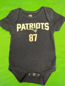 NFL New England Patriots Rob Gronkowski #87 Bodysuit/Vest Infant Baby 0-3 Months - Picture 1 of 5