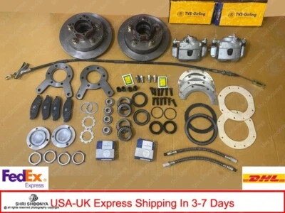 JEEP & WILLYS COMPLETE FRONT DISC BRAKE CONVERSION KIT-New Free Express shipping - Image 1 of 4