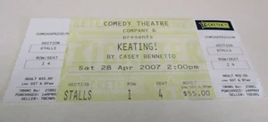Keating - Ticket - Casey Bennetto - Musical about Former Prime Minister - 2007 - Bild 1 von 6