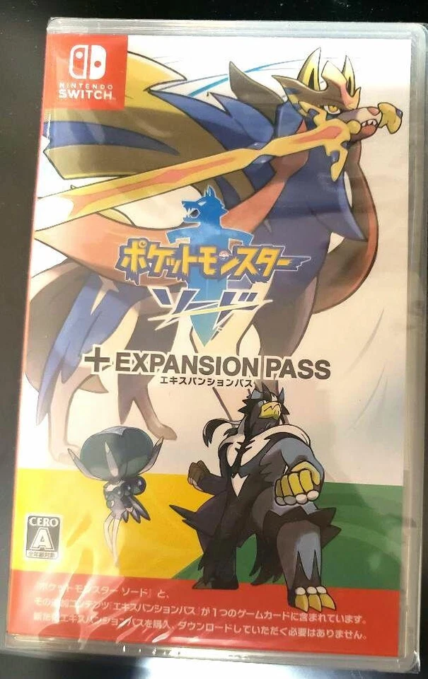 Switch Pokemon Sword + Expansion pass Nintendo Switch Game Software [N] - Image 1 of 1