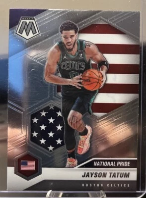 2020-21 Panini Mosaic - National Pride #254 Jayson Tatum - Image 1 of 2