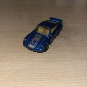 Used Maisto Porsche 911 Turbo 1980 Met Blue ‘3’  1:64 Diecast Collectors 3 - Picture 1 of 6