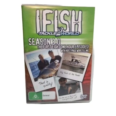 IFISH With Tackle World Season 3.0 (2xDVD R/All PAL 2008) Paul Worsteling  - Image 1 of 4