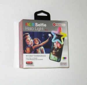 NEW RGB Clip-On Selfie Halo Light STAR 18 Color Combinations Vlogging Series - Picture 1 of 3