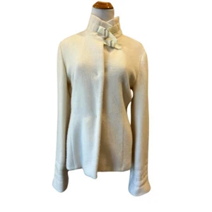 Jil Sander Ivory Cashmere Jacket - Picture 1 of 7