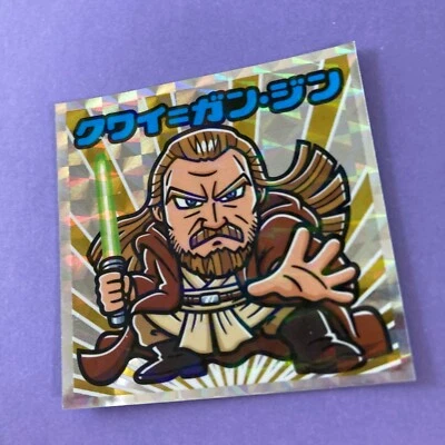 Qui-Gon Jinn Sticker No.7 Star Wars Luke Sticker Episode I.II.III Japan - Image 1 of 4