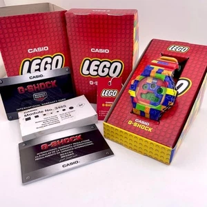 Reloj digital multicolor extremadamente raro LEGO x G-SHOCK DW-5900 - sin usar - Imagen 1 de 8