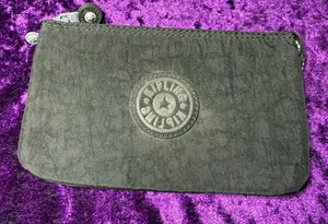 Kipling Pouch Black Zip Creativity Small Bag Logo - Picture 1 of 10