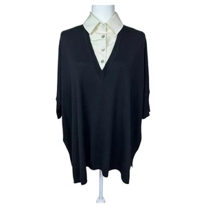 Vintage St. John Exclusive Boutiquen Damen Pullover Shirt Kombi Wolle Seide Small - Bild 1 von 9