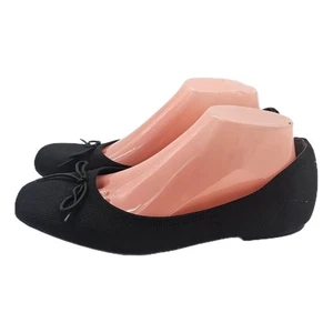 Vionic Klara Ballet Pisos Negro Tejido Arco Frontal - Nuevo sin caja TALLA 8 - Imagen 1 de 9