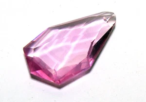 4 PINK COLOR CRYSTALS CRYSTAL FOR CHANDELIER 1 1/2 INCH - Picture 1 of 4