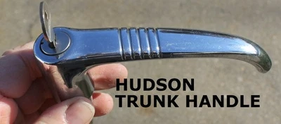 OEM 1941 1942 1946 1947 Hudson cromo maletero tapa mango Foto 1 de 4