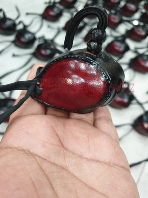 Falconry Hood Dutch Style Tait Sizes Hood Red-Black (Size Chart in Description) - Image 1 of 4