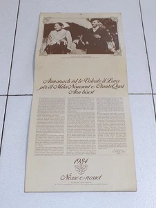 Calendario delle VALLI DI LANZO 1984 Armanach ed le Valade 'd Lans - Piemontese - Picture 1 of 2