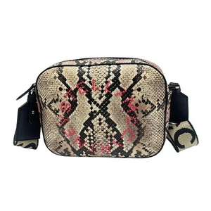 Auth stellamccartney Stella logo 700072 Gray Beige Multi Synthetic Leather - - Picture 1 of 8