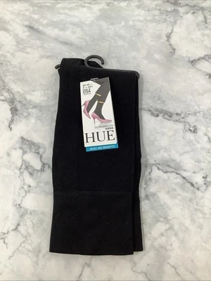 Meia feminina ultra suave HUE tamanho único, preta R31 - Imagem 1 de 4