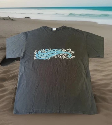 Crazy Shirts Surfboard Fins Quiver Surfer Shirt Adult 2XL Black Hawaiian New - Image 1 of 4