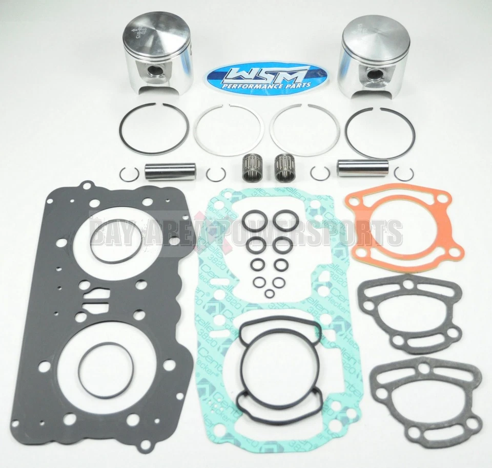 WSM Sea Doo 947 951 XP GTX GSX LRV RX DI Piston Gasket Top End Rebuild Kit Std. - Image 1 of 1