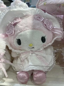 My Melody  SANRIO  plush doll limited edition White X Pink Frill - Picture 1 of 1