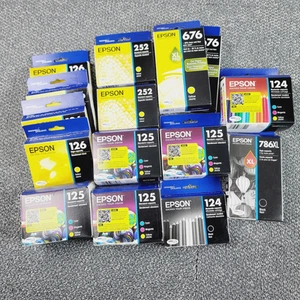 Original Epson Tinte Set 15 Patronen Tri Color Schwarz 126 125 676 786xl Konvolut - Bild 1 von 10