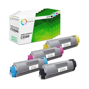 Tóner compatible 4Pk TCT Premium C5500 BCMY para Okidata C5500 C5650 C5800 - Imagen 1 de 6