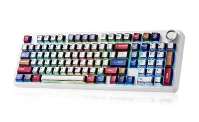 Aula F99 Pro Mechanical Keyboard, Wireless Gaming Keyboard Bluetooth Hot  - Image 1 of 4