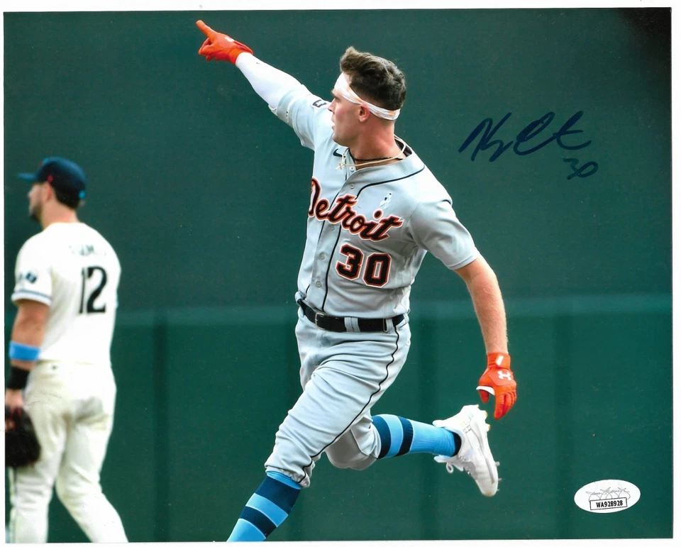 Detroit Tigers KERRY CARPENTER  Signed 8x10 Photo JSA - Image 1 of 1