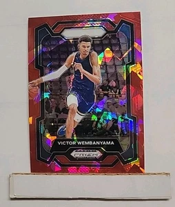 2024 Prizm Draft Picks Victor Wembanyama #99 Red Cracked Ice Prizm Spurs M1 - Picture 1 of 1