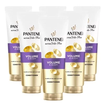 6x Pantene Active Nutri-Plex Pro-V Volume & Body Conditioner 230ml