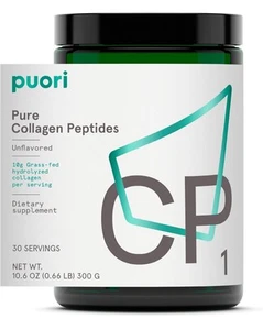 Puori - CP1 Pure Collagen Peptides Powder - Hair, Skin, Nails - Joint, Bones Sup - Picture 1 of 7