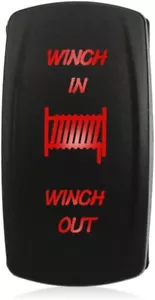 Interruptor de palanca de entrada momentánea de 7 pines rojo impermeable DC 20A 12V - Imagen 1 de 7