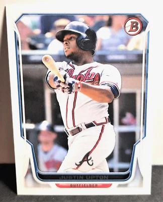 2014 Justin Upton Bowman #167 - Braves - Image 1 of 2
