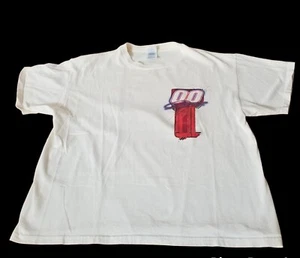 Vintage David Reutimann 00 Nascar Domino's T Shirt Large 2007 Michael Waltrip - Picture 1 of 24