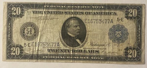 1914 $20 Richmond Federal Reserve Note - Picture 1 of 2