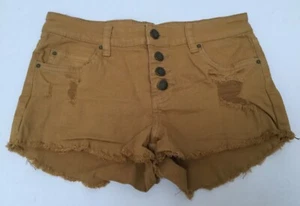 Pantalones Cortos de Denim Billabong Abotonados Desgastados Wild Honey Pequeños 26 Nuevos - Imagen 1 de 2