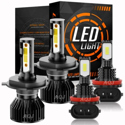 For Mazda 2 Hatchback 4-Door 1.5L 2011-2017 LED Headlight Fog Light Bulbs Combo Foto 1 de 4