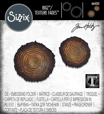 Sizzix Bigz Mini Tree Rings & Emboss die #664232 MSRPRetail $28.99 Holtz - Image 1 of 4