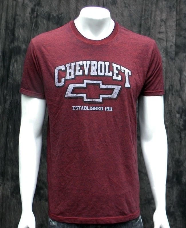 GM официальный лицензированный Chevrolet создана 1991 бордовый цвет футболка - Изображение 1 из 1