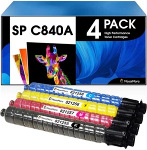 SP C840 Compatible Toner Cartridges Replacement for Ricoh SP C840 C840DN C842 C - Picture 1 of 10