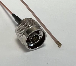 Wtyczka typu N do uFL/u.FL/IPX/IPEX WiFi RG178 Kabel koncentryczny Długość wyboru USA - Zdjęcie 1 z 2