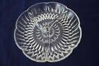 Vintage Round Glass Hors D&#39;Oeuvres Dish D&#39;Oeuvre Crisps Chips Nibbbles Sweets