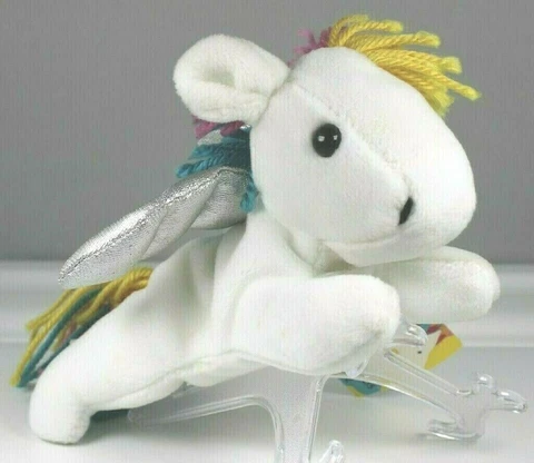 1998 KENTUCKY DERBY FESTIVAL PEGASUS PRIDE PLUSH BEANIE HORSE LIMITED DOB 1-1-98 Cover