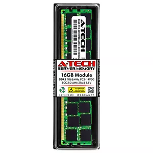 16GB DDR3-1866 ECC RDIMM (KINGSTON KTA-MP318K2/32G Equivalent) Server Memory RAM - Picture 1 of 2