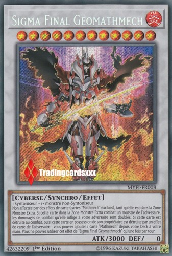 ♦Yu-Gi-Oh!♦ Sigma Final Géomathmech (Mathmech) : MYFI-FR008 -VF/Secret ...
