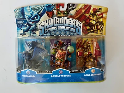 Skylanders Spyro's Adventure 3 Pack Whirlwind Double Trouble Drill Sergeant New - Image 1 of 4